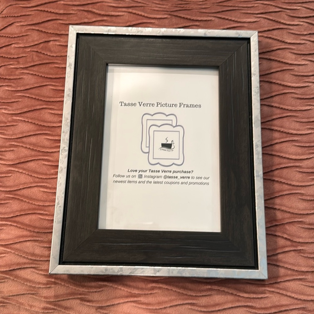 Silver and Black Picture Frame